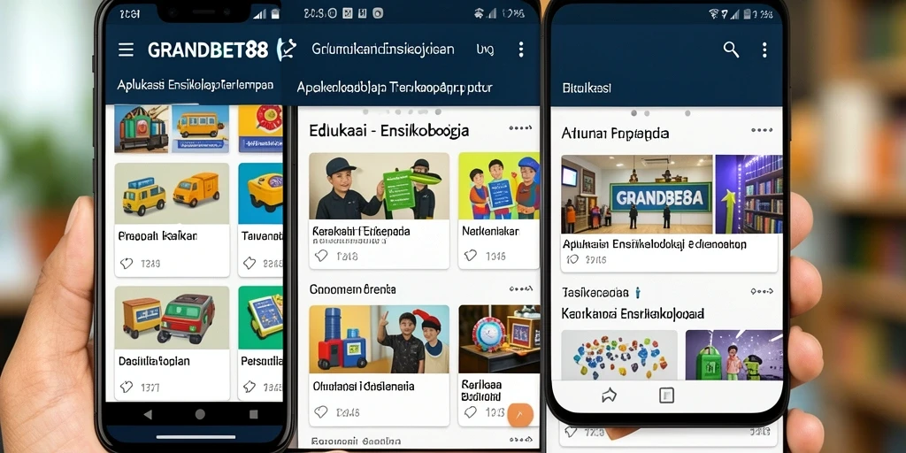 Tampilan antarmuka aplikasi Ensiklopedia yang menarik dan informatif.