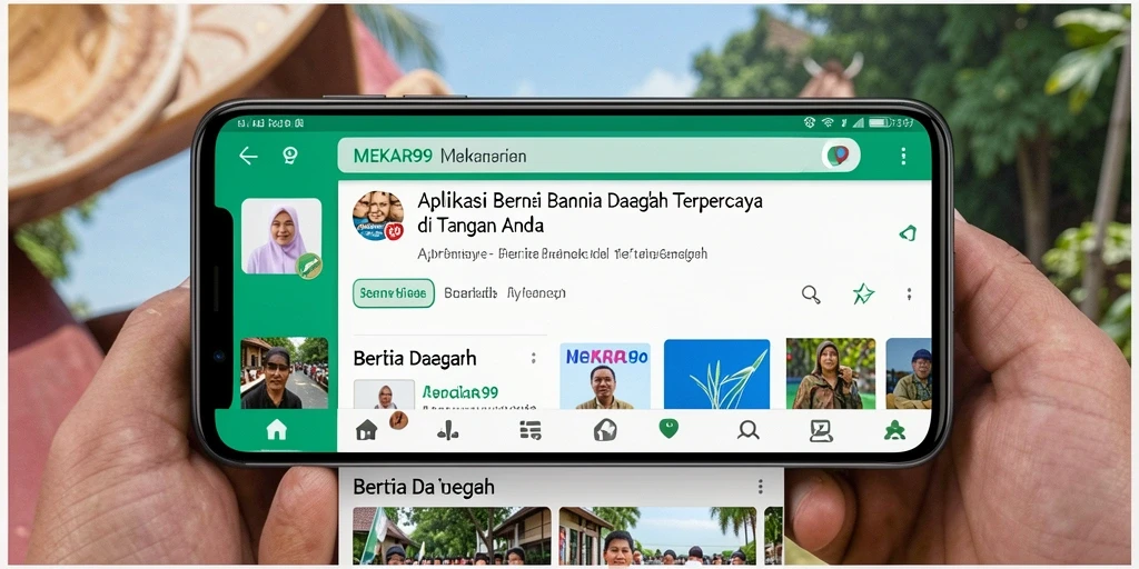 Antarmuka MEKAR99 yang menarik dan informatif.