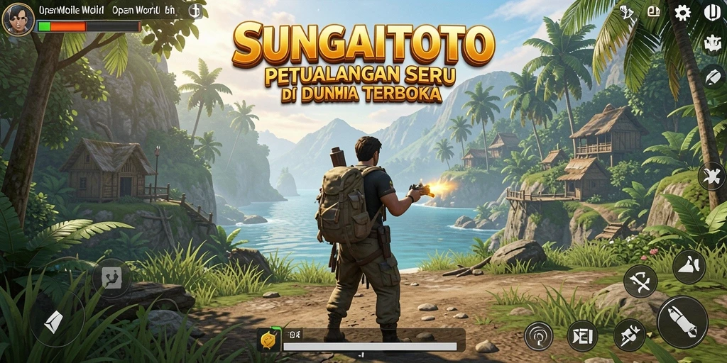 Tampilan antarmuka SUNGAITOTO yang menarik dalam dunia terbuka.