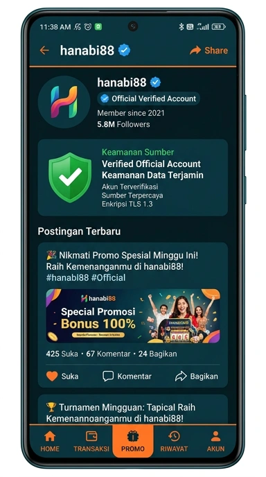 Halaman Resmi hanabi88 untuk Pengguna Android di Indonesia